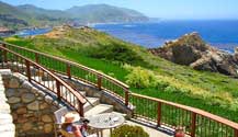 View from Rocky Point Restaurant in Big Sur