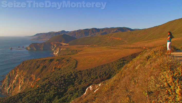 Big Sur California Hurricane Point is not very far South from Carmel and Monterey