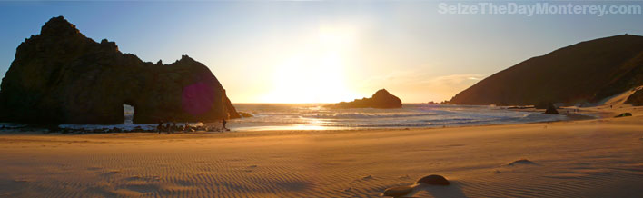 Pfeiffer Beach is one of the best Big Sur Beaches!