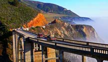 Highway 1 in Big Sur California is Windy. If you get carsick easily, then don't drive to far south into Big Sur.