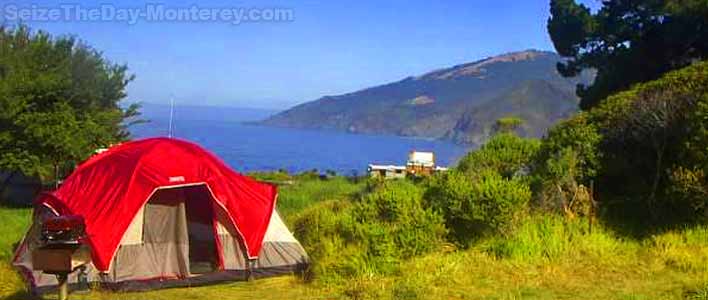 Big Sur Camping on the California Coastline is just bliss!
