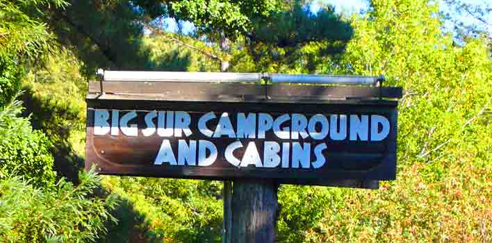 Big Sur Campground and Cabins allows pets in their tent campsites and tent cabins but not their cabins.