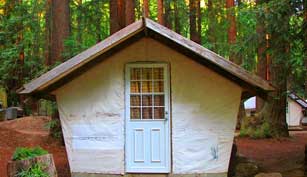 Tent Cabins are a convenient affordable way to do Big Sur Camping without all of the packing!