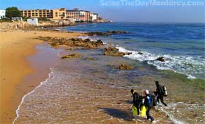 Stop at San Carlos Beach just off of the Monterey Recreational Trail