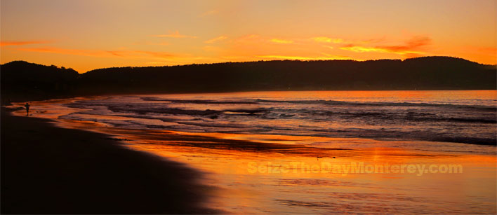 Sunsets at Monterey Beach are Breathtaking!