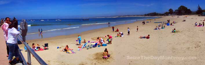 Monterey State Beach is one of the best walking Beaches!