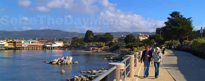 Walk the Recreational Trail from the Monterey Wharf to Cannery Row!