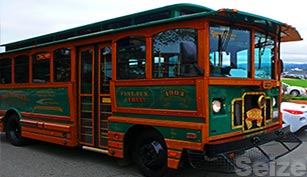 Free Monterey Trolley if fun for the kids and a great way to get around Monterey for free!