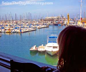 You'll get great views of the Harbor and of Monterey Beach at Sopporo!